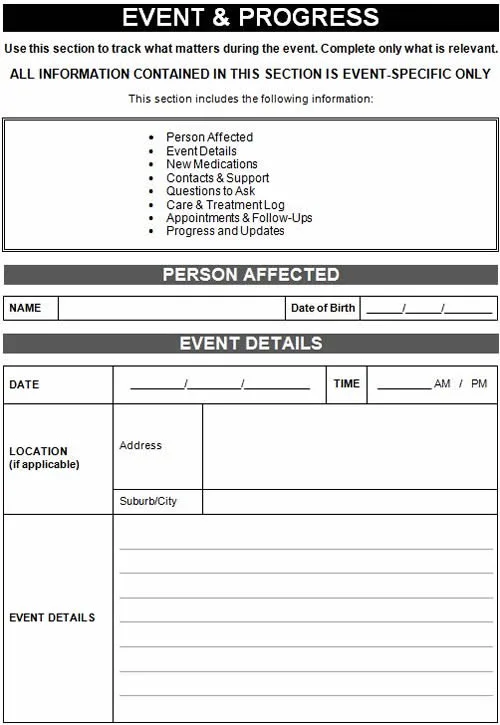 Event & Progress Add-on: Event Details