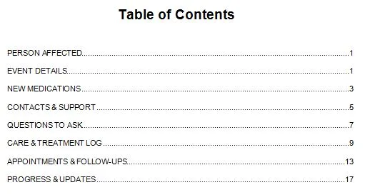 Event & Progress Add-on: Table of Contents Event & Progress Add-on: Table of Contents