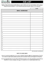 Security Manager: ICS List (PDF)