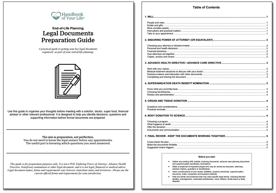 Legal Documents Preparation Guide